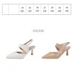 کفش پاشنه دار چرمی کد 18320 - تصویر 7